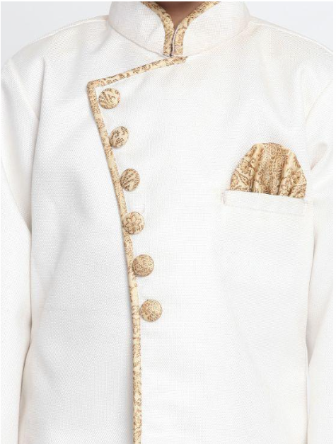 Boys Sherwani Set Party Wear with Pershawari Dhoti Pyjama Set