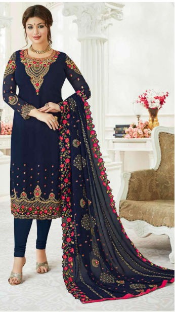 Party Wear Suits with Pants & Dupatta