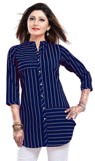 Kurti with outlet stripes