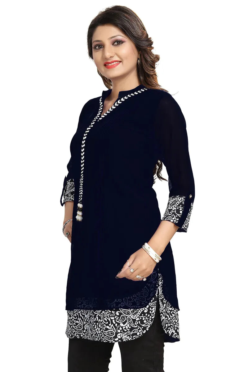 Fusion kurti top