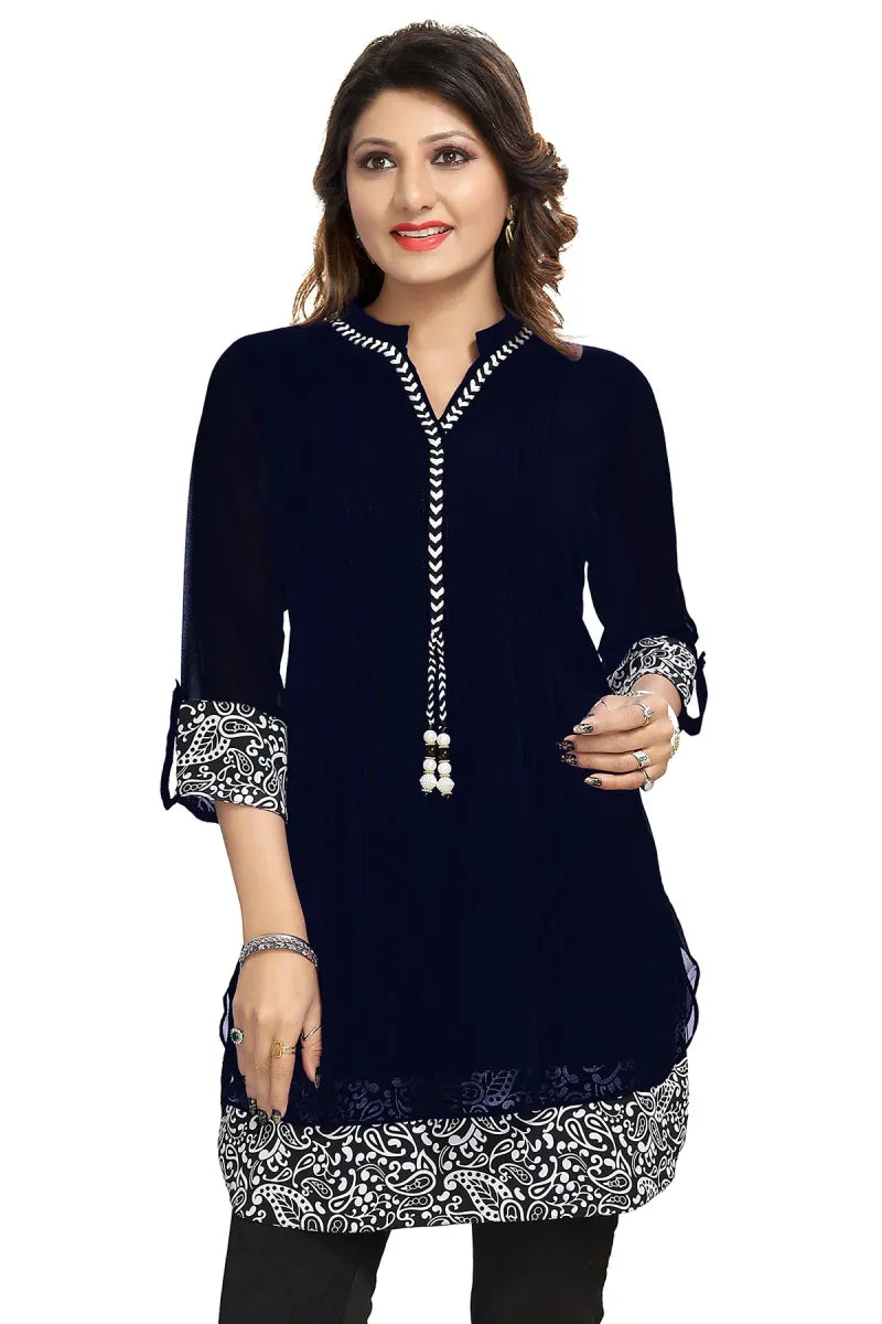 Fusion kurti top