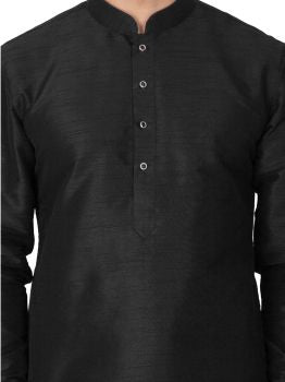 Cotton Silk Kurta Mid-Length