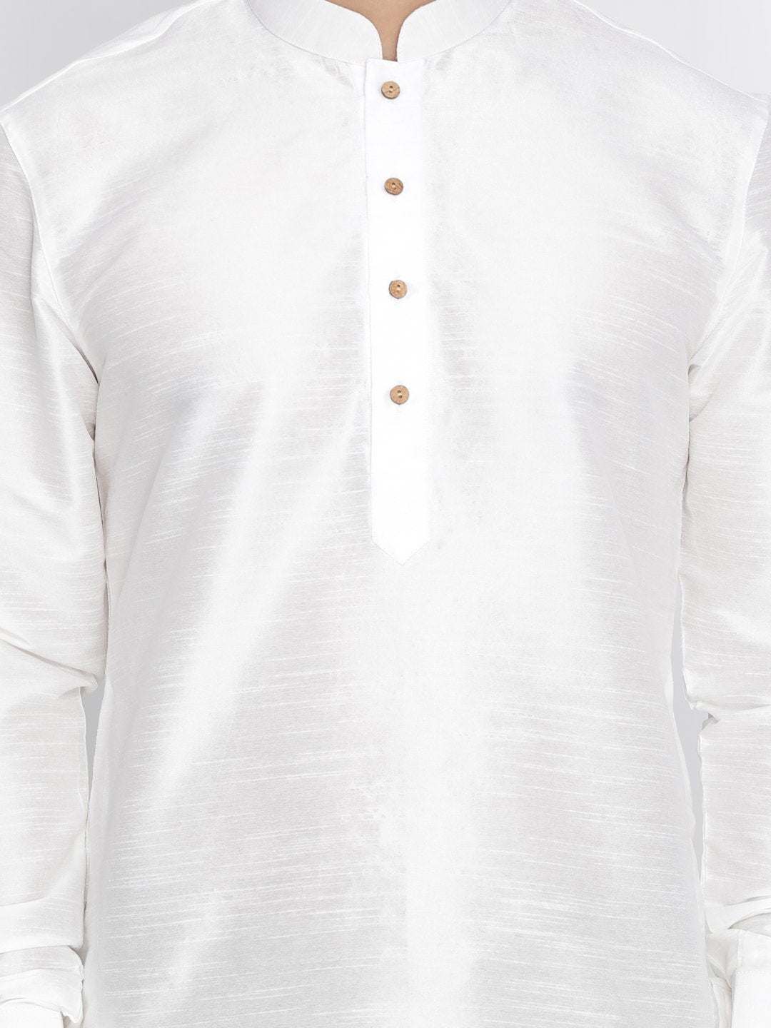 Cotton Silk Kurta Mid-Length