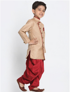 Boys Sherwani Set Party Wear with Pershawari Dhoti Pyjama Set