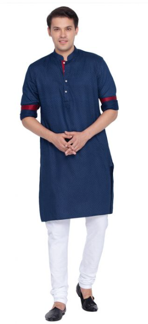 Men's Cotton Kurta Pyjama Set