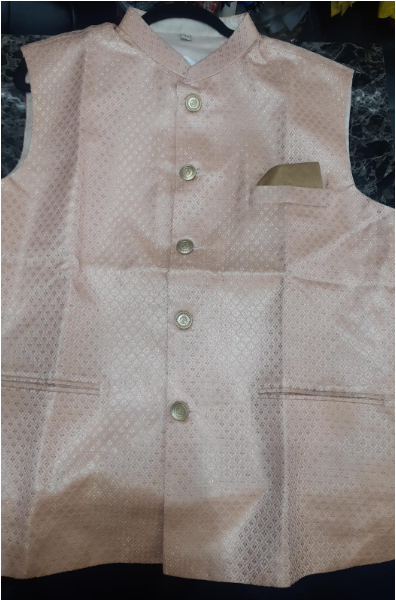 Peach Waist Coat