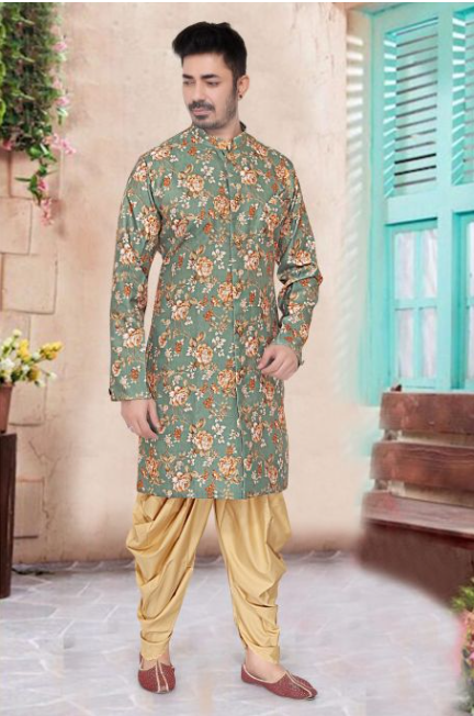 Men's Green Sherwani Premium 2022 Collection