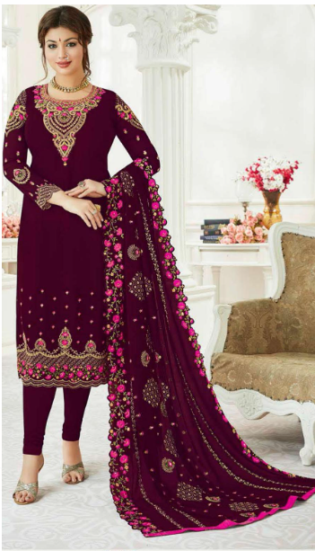 Party Wear Suits with Pants & Dupatta