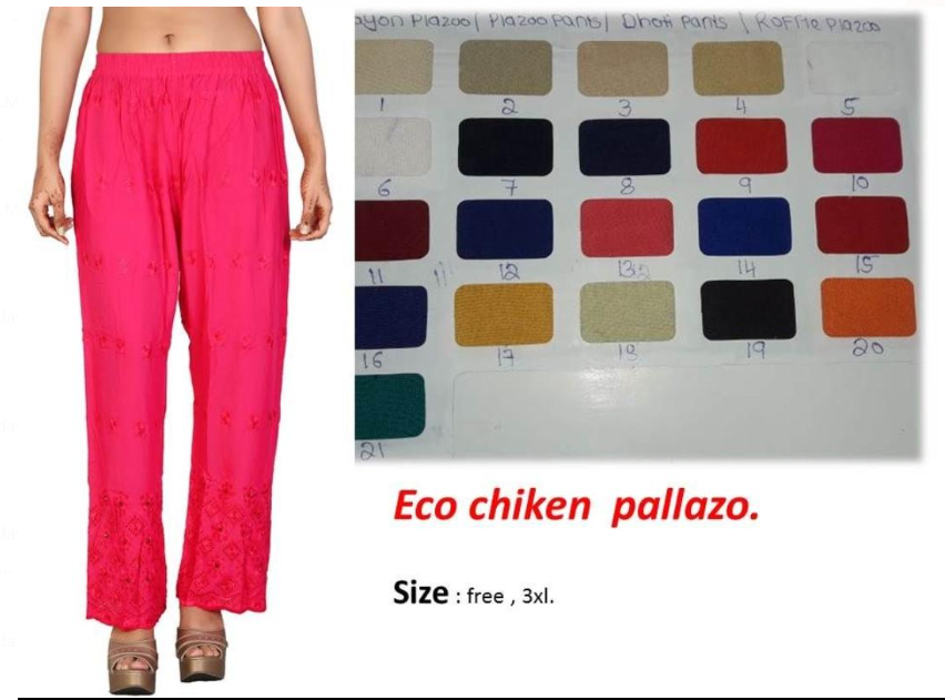 Plazzos, Kurti Pants, Shimmer Pants