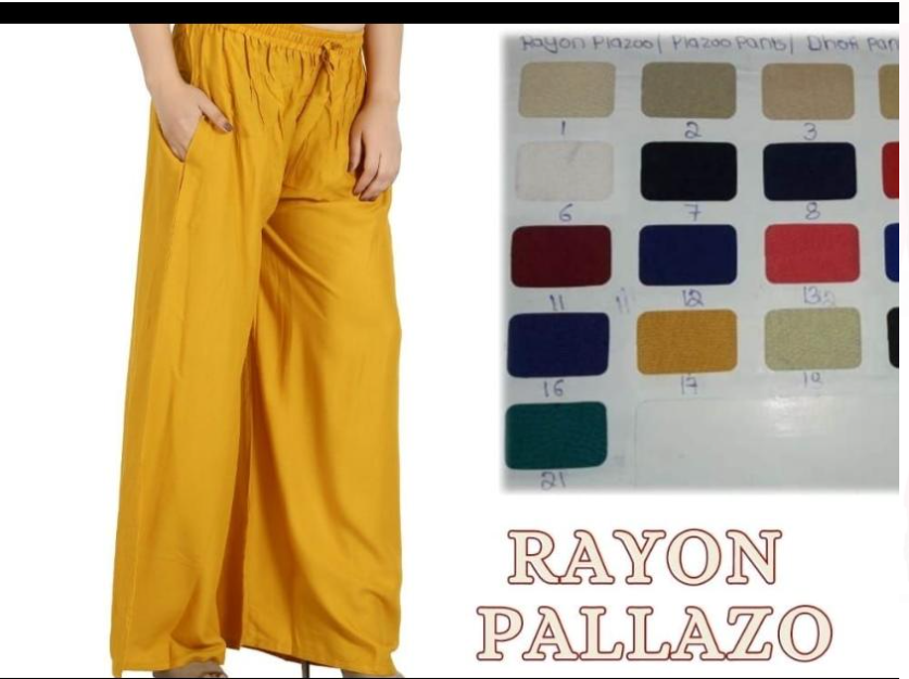 Women's Plazzos, Kurti Pants, Shimmer Pants