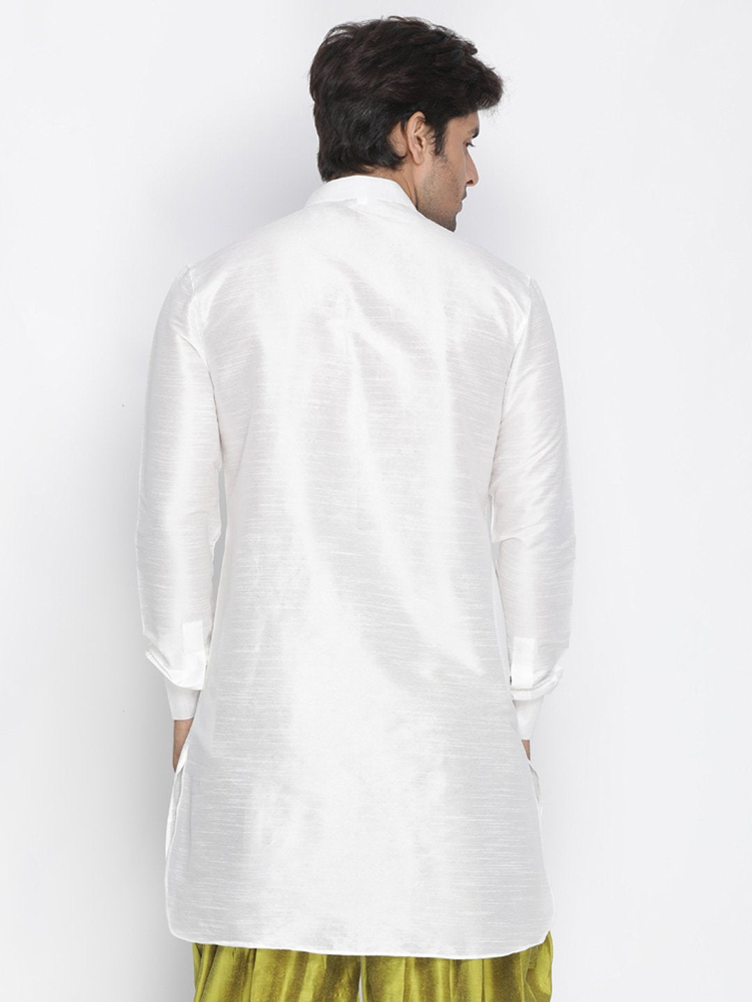 Cotton Silk Kurta Mid-Length